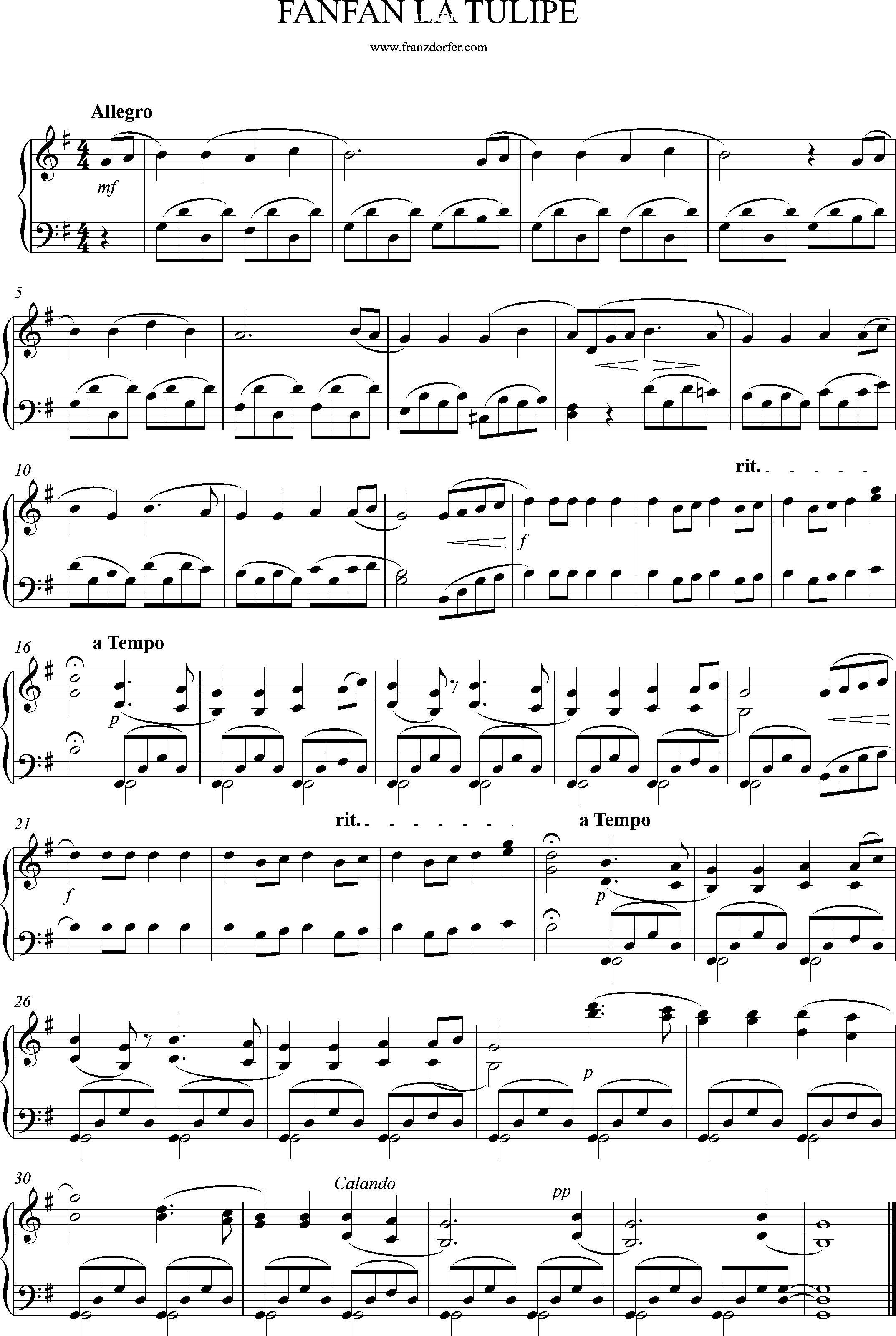 piano sheetmusic